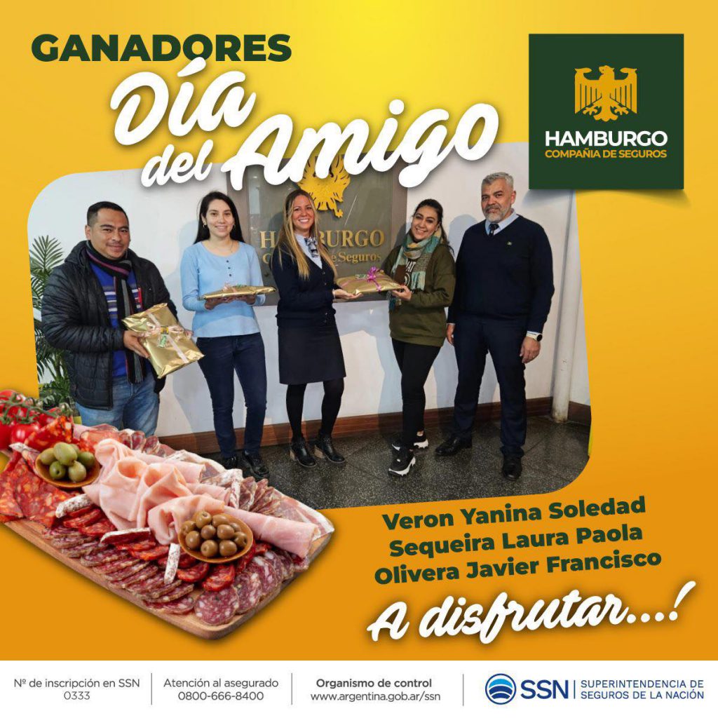 Entrega de picadas del sorteo del Dìa del amigo!!