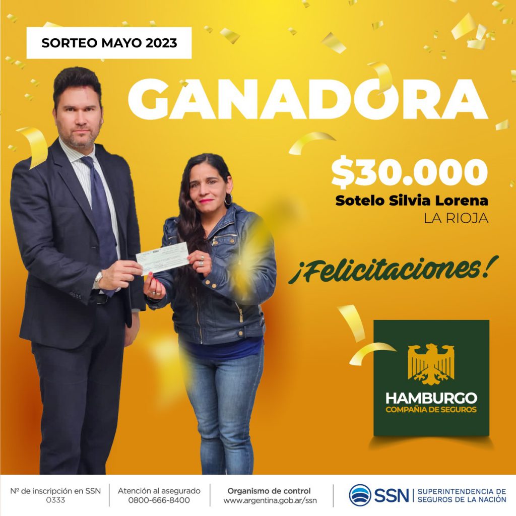 Ganadora Sorteo Mayo 2023