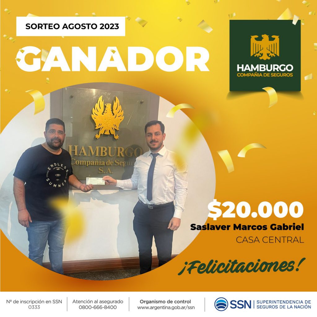 Ganador Sorteo en efectivo Agosto 2023!