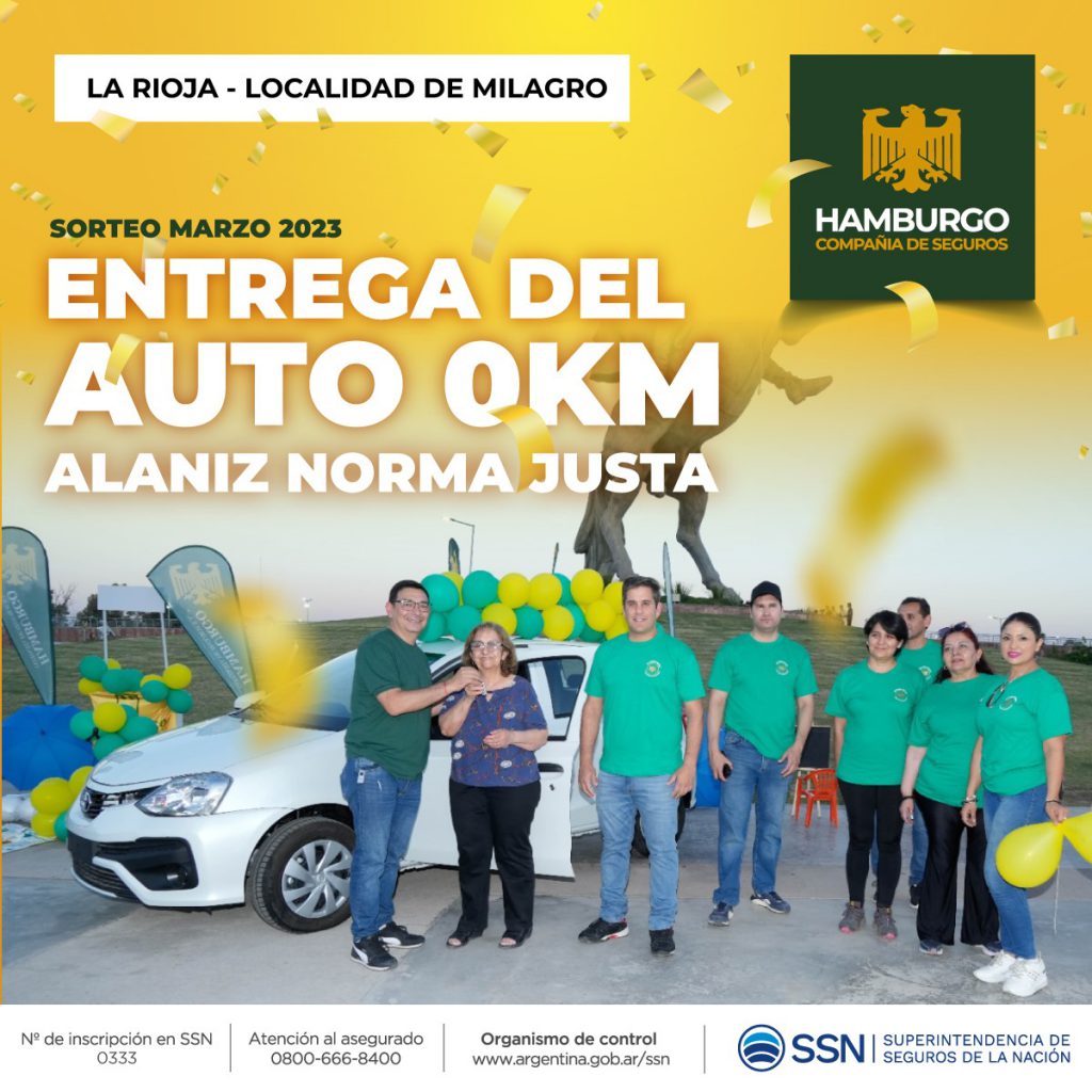 Entrega de Auto 0Km correspondiente al mes de Marzo 2023!!