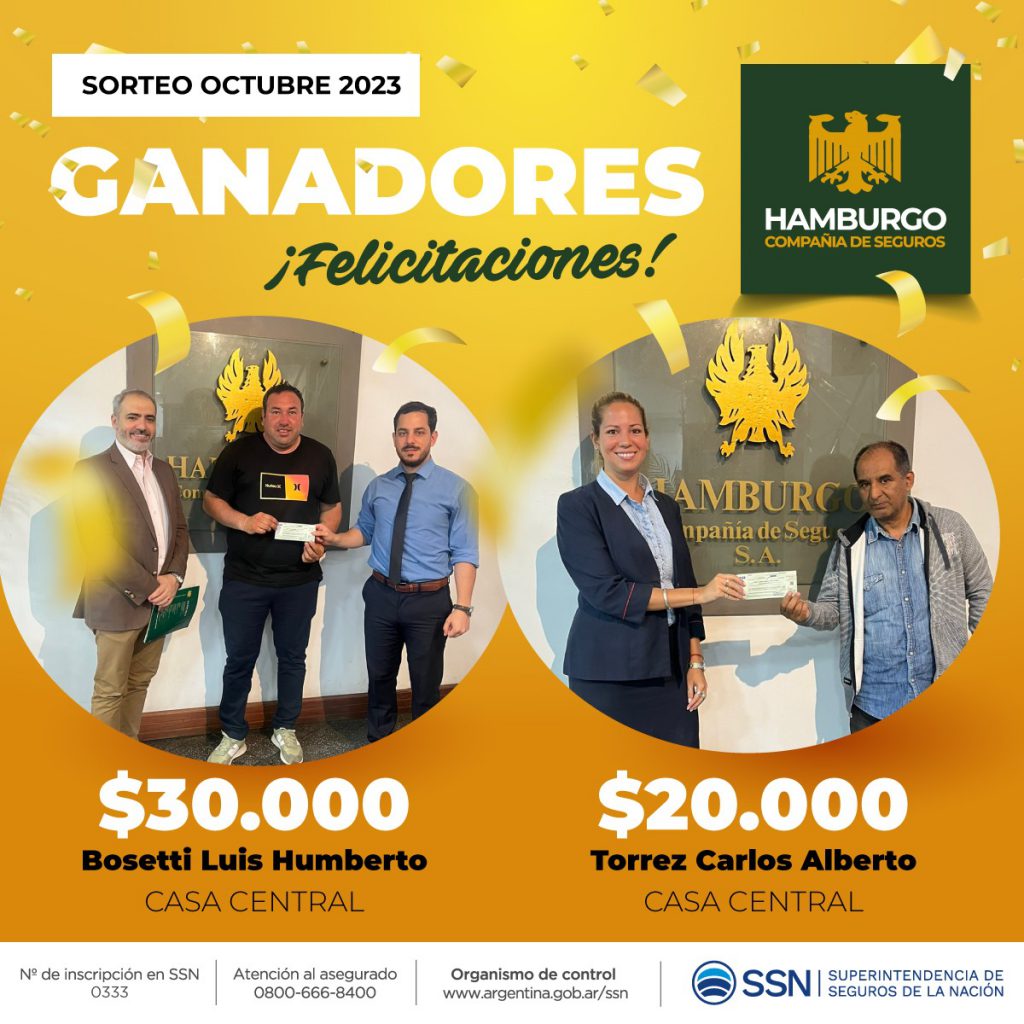 Ganadores sorteo Octubre 2023!!