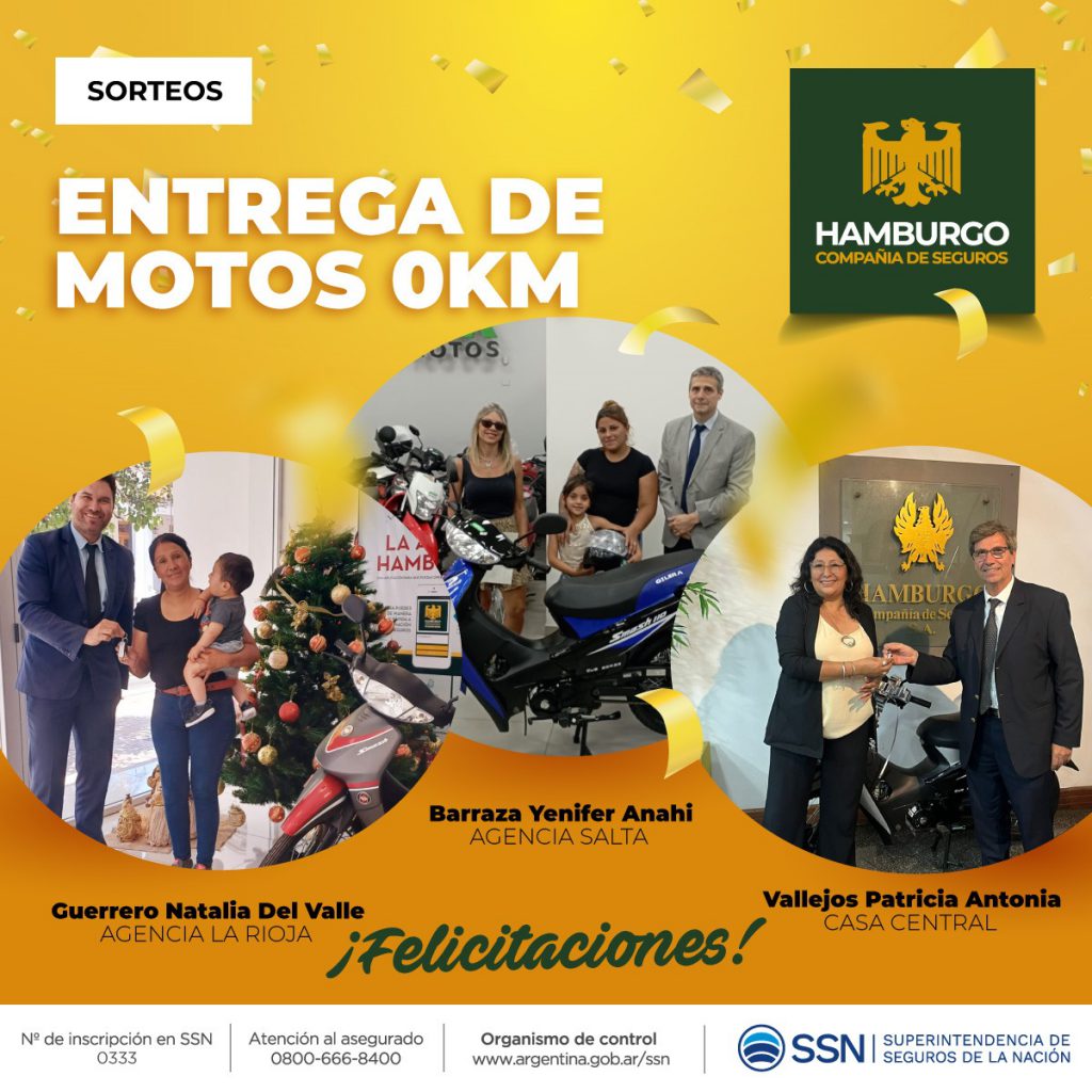 Entrega de Motos 0Km a nuestros asegurados!!