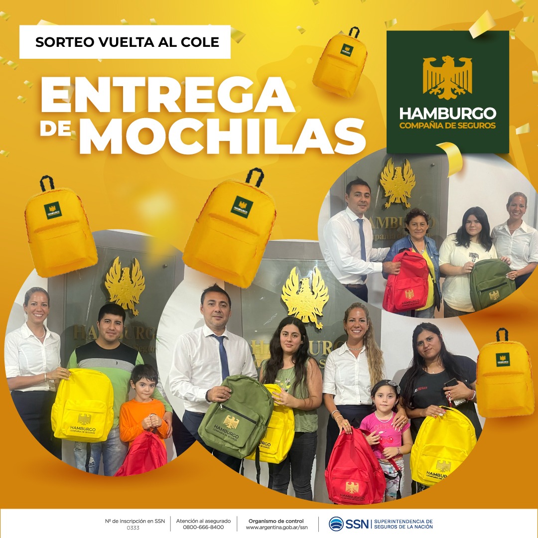 Entrega de mochilas con útiles escolares!