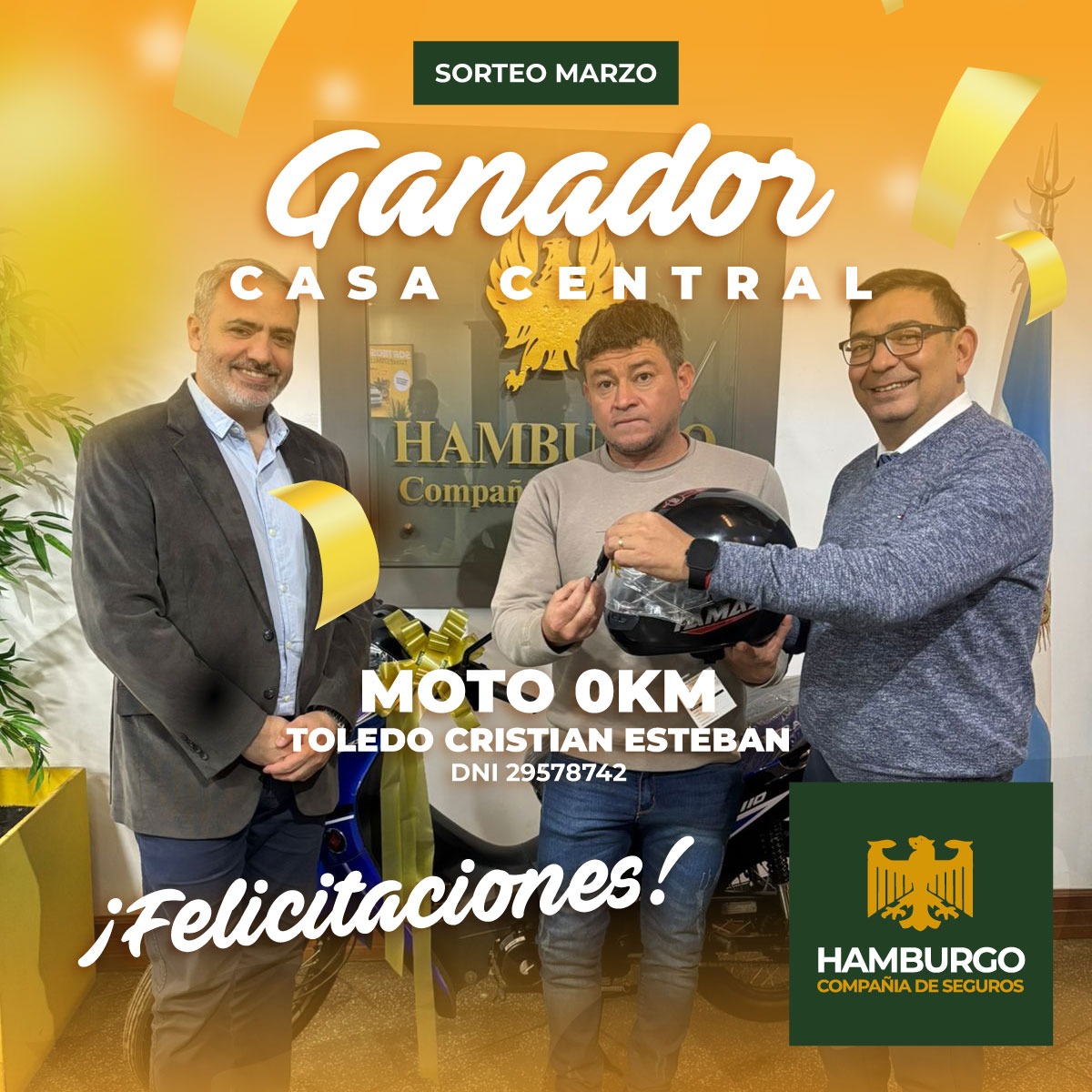 Entrega de Moto 0Km en Casa Central