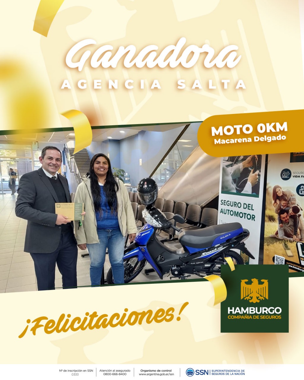 Entrega Moto 0Km en Agencia Salta!