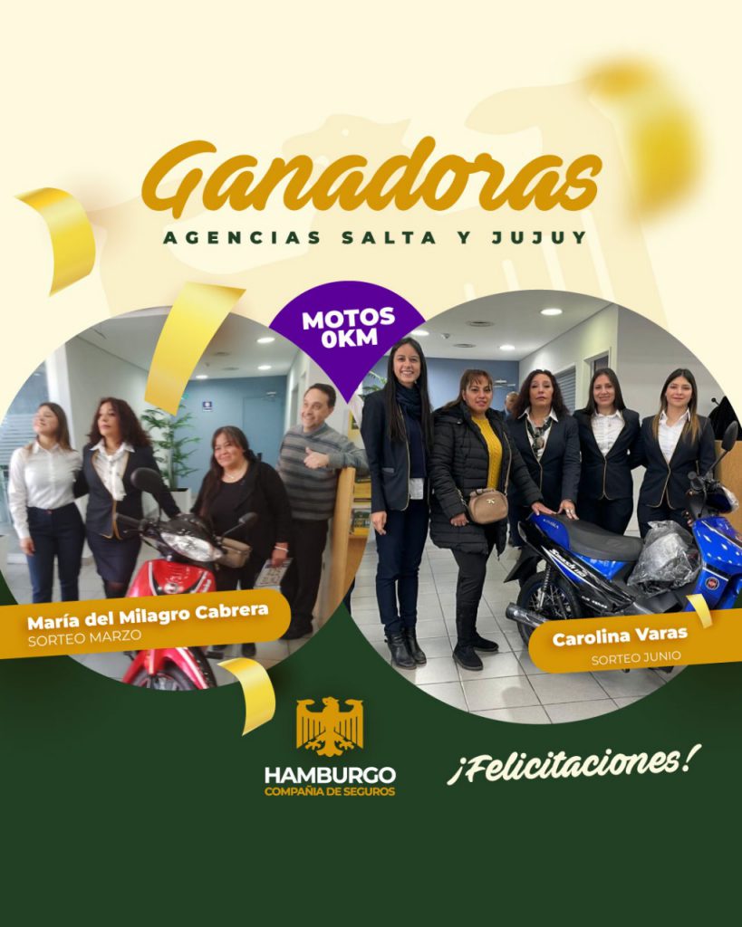 Entrega de Moto 0Km a los ganadores de Agencia Salta y Jujuy