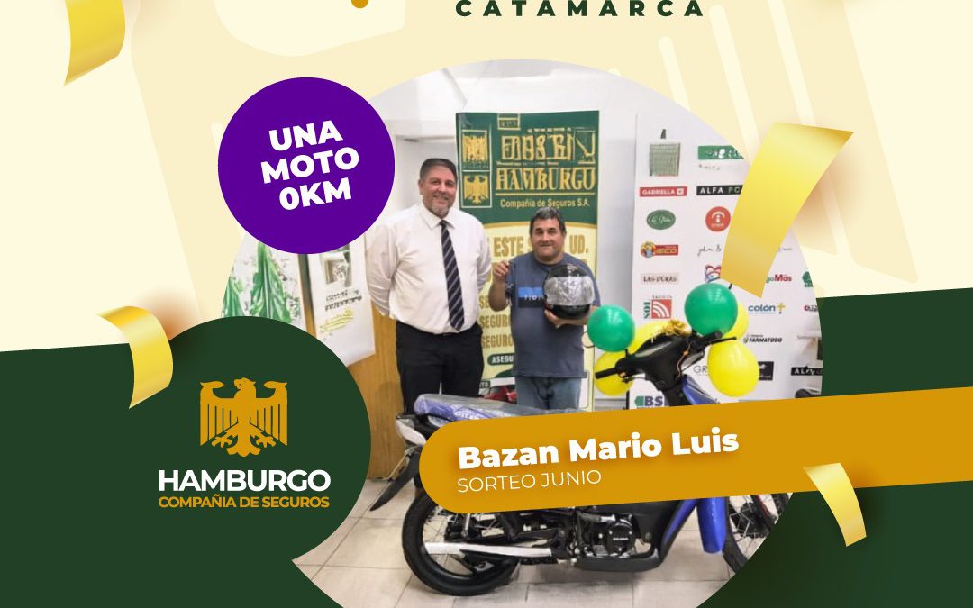 Entrega de Moto 0Km en Agencia Catamarca correspondiente al sorteo de Julio 2025