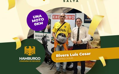 Entrega de moto 0Km correspondiente al sorteo de Julio 2025!