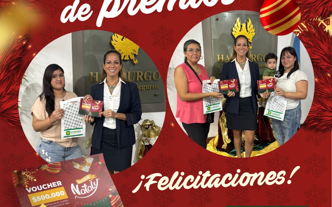 Entrega de Vouchers de $500000 junto a nuestros amigos de Super Nataly!
