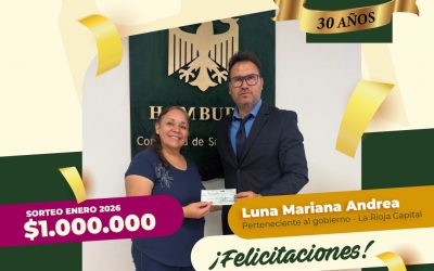 Entrega de premio en Agencia La Rioja