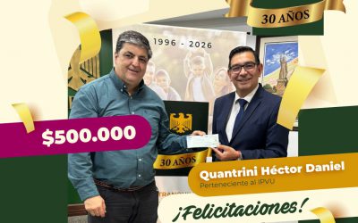 Entrega de premio correspondiente al sorteo de Enero 2026